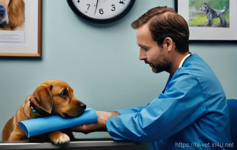 수의사로서의 자기계발 아이디어 - **Prompt 1: The Modern Veterinarian's Tech-Savvy Clinic**
    A bright, clean, and modern veterinary...