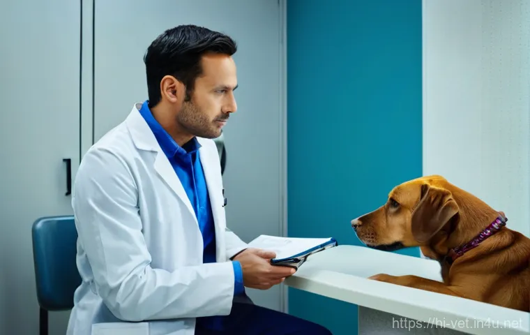 수의사가 진료 중 실수한 경험 - **Prompt 1: A Concerned Pet Owner at Home**
    Detailed image of a woman, aged 30-40, sitting on a ...