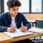 Home 12 수의학 학습 계획표 작성법 - **Prompt:** "A focused university student, 20-22 years old, male or female, with neat hair, dressed ...