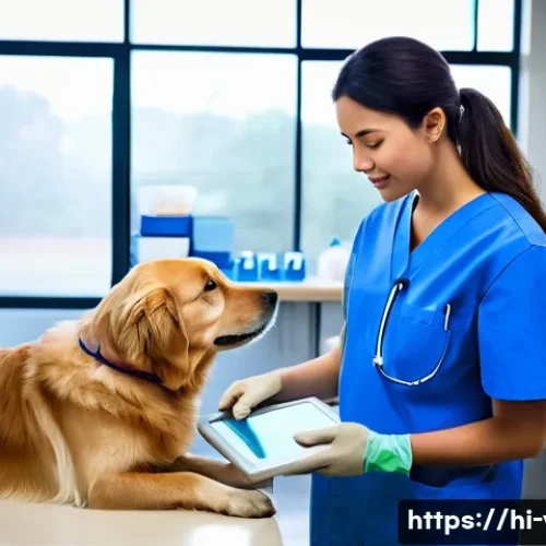 Home 11 수의사와 간호사의 협력 사례 - **Prompt 1: The Trusting Check-up**
"A brightly lit, clean, and modern veterinary examination ro...